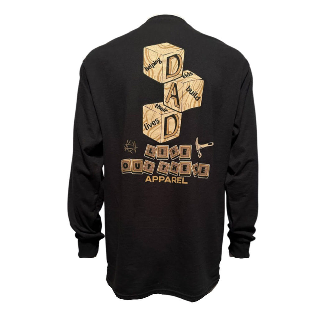 Thanks Dad Unisex L/S Tee - Black