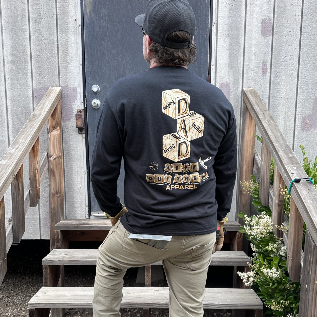 Thanks Dad Unisex L/S Tee - Black