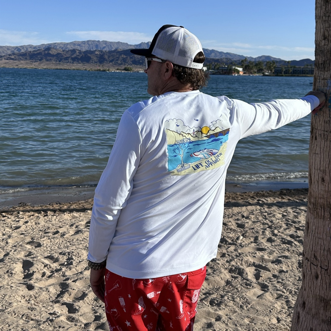 The Havasu - SPF Long Sleeve Tee - White