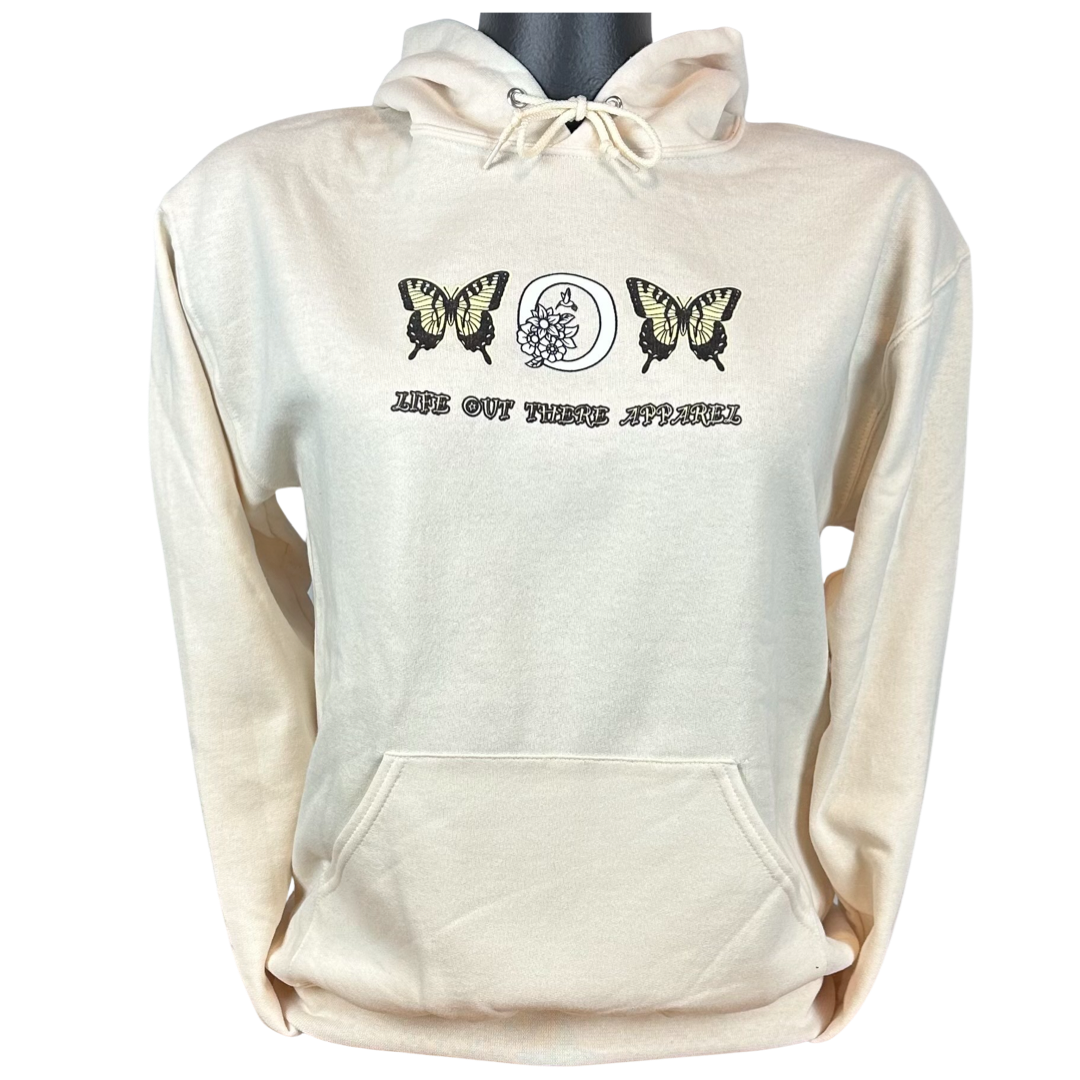 Love Mom Hoodie - Cream