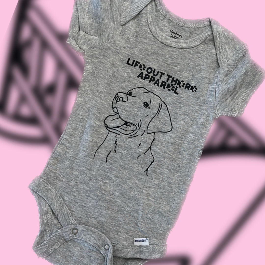 "Unisex" Best Friend Baby Onesies - Grey