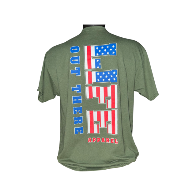 The Freedom Unisex Tee - Military Green