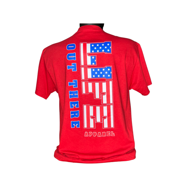 The Freedom Unisex Tee - Red