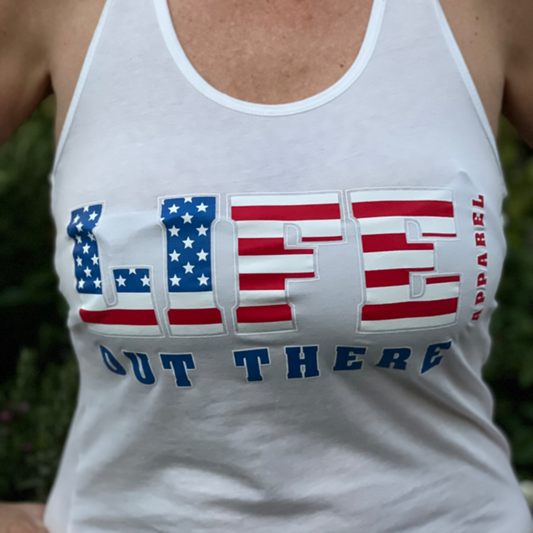 The Freedom Women's Tank Top - White